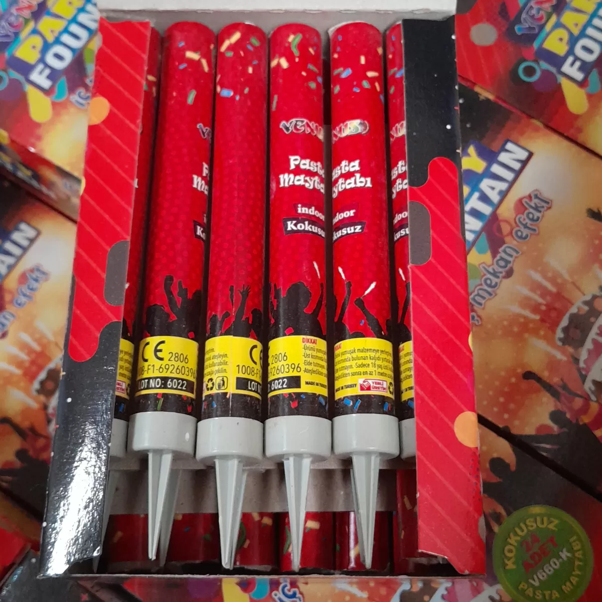 Kokusuz Dumansız Pasta Maytabı – 24’lü Paket