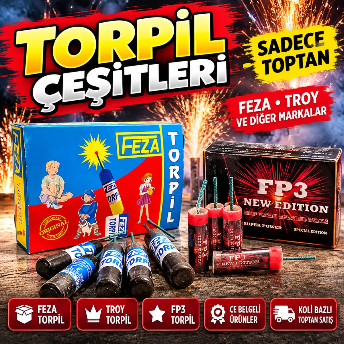 TORPİL ÇEŞİTLERİ – SADECE TOPTAN SATIŞ