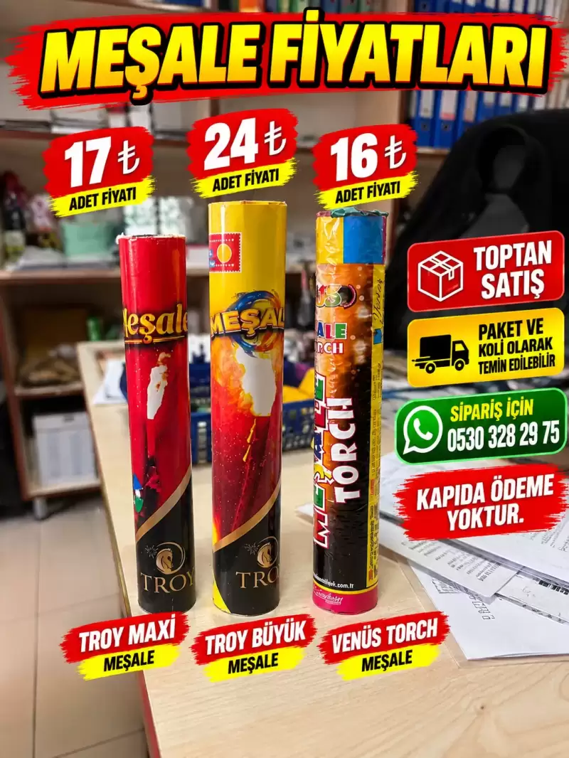 Meşale Fiyatları 2026 – CE Belgeli Troy ve Venüs Meşale